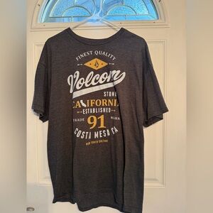 Men’s Volcom tshirt size XL - gray